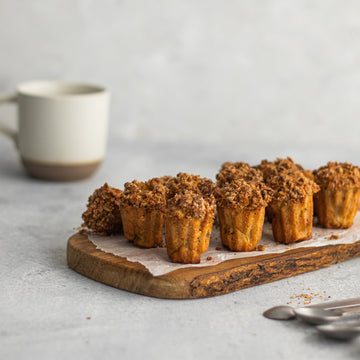 Appelmuffins met granola-crumble