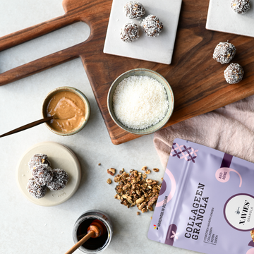 Beauty bliss balls met XAVIES' collageen granola
