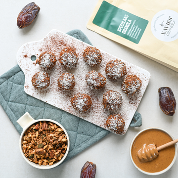 Speculaas bliss balls met granola