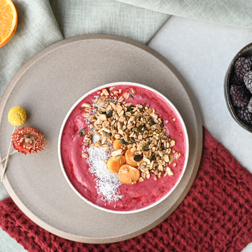 Lactosevrije smoothie bowl met granola (FODMAP)