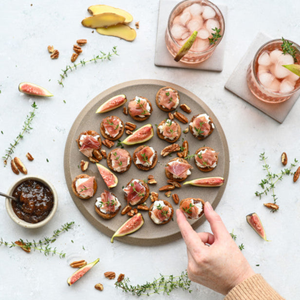 Bouchées aux noix de pécan et au gingembre