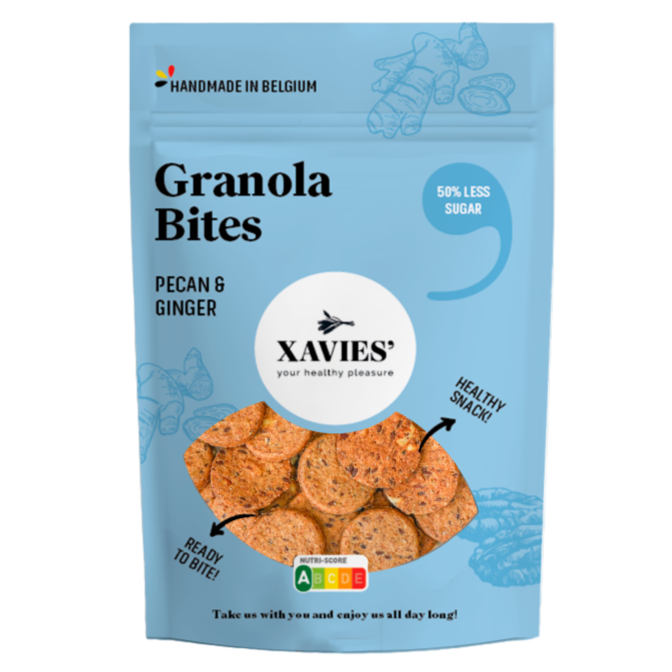 Bouchées aux noix de pécan et au gingembre