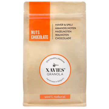 Granola au chocolat et aux noix