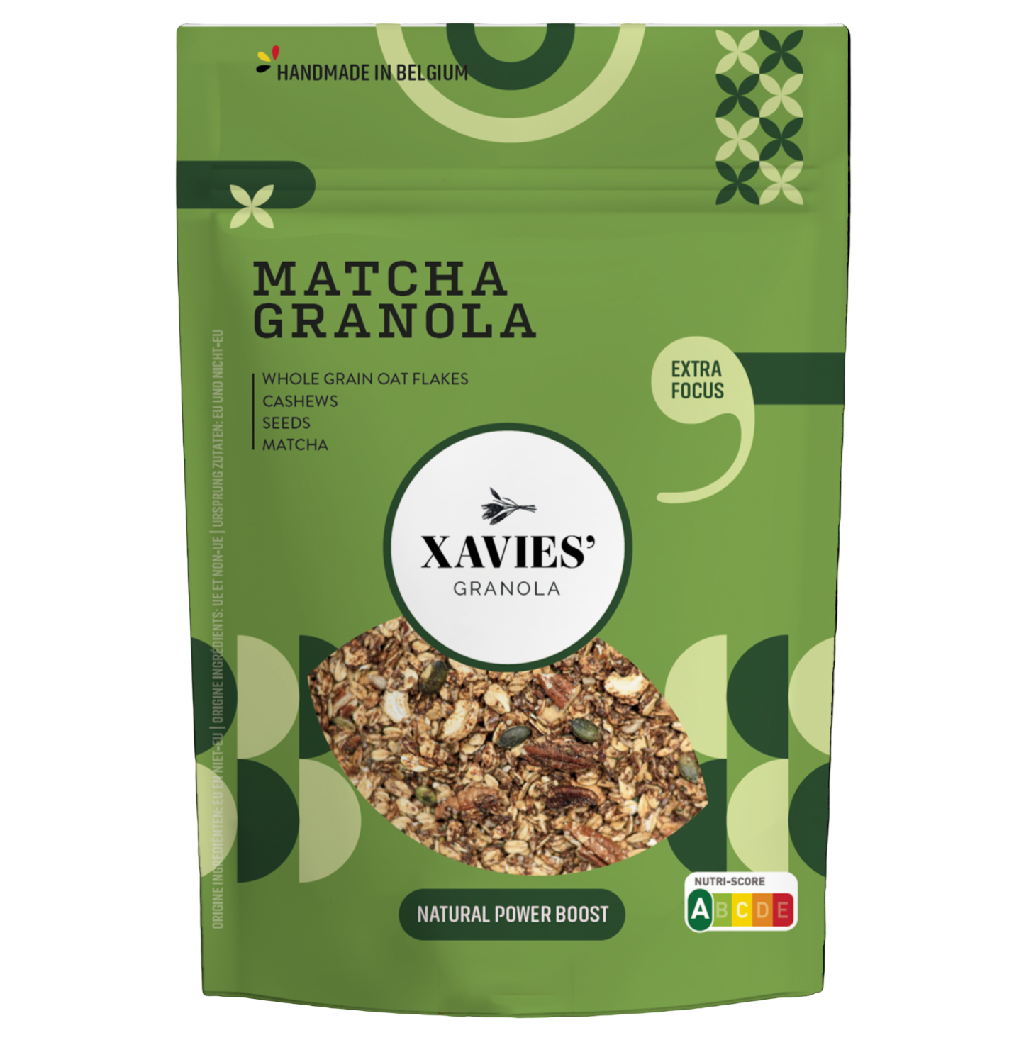 Granola au matcha