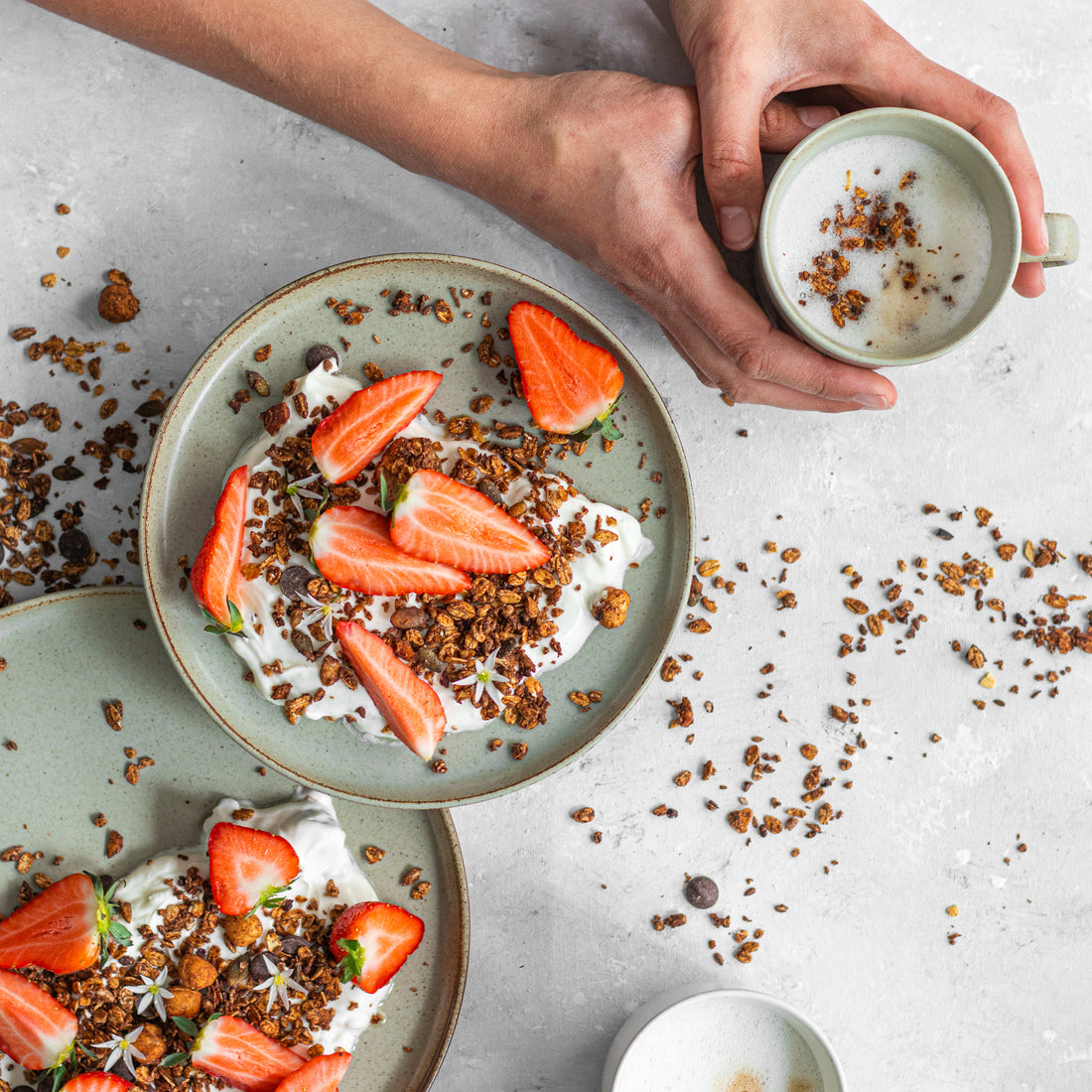 Granola au double chocolat