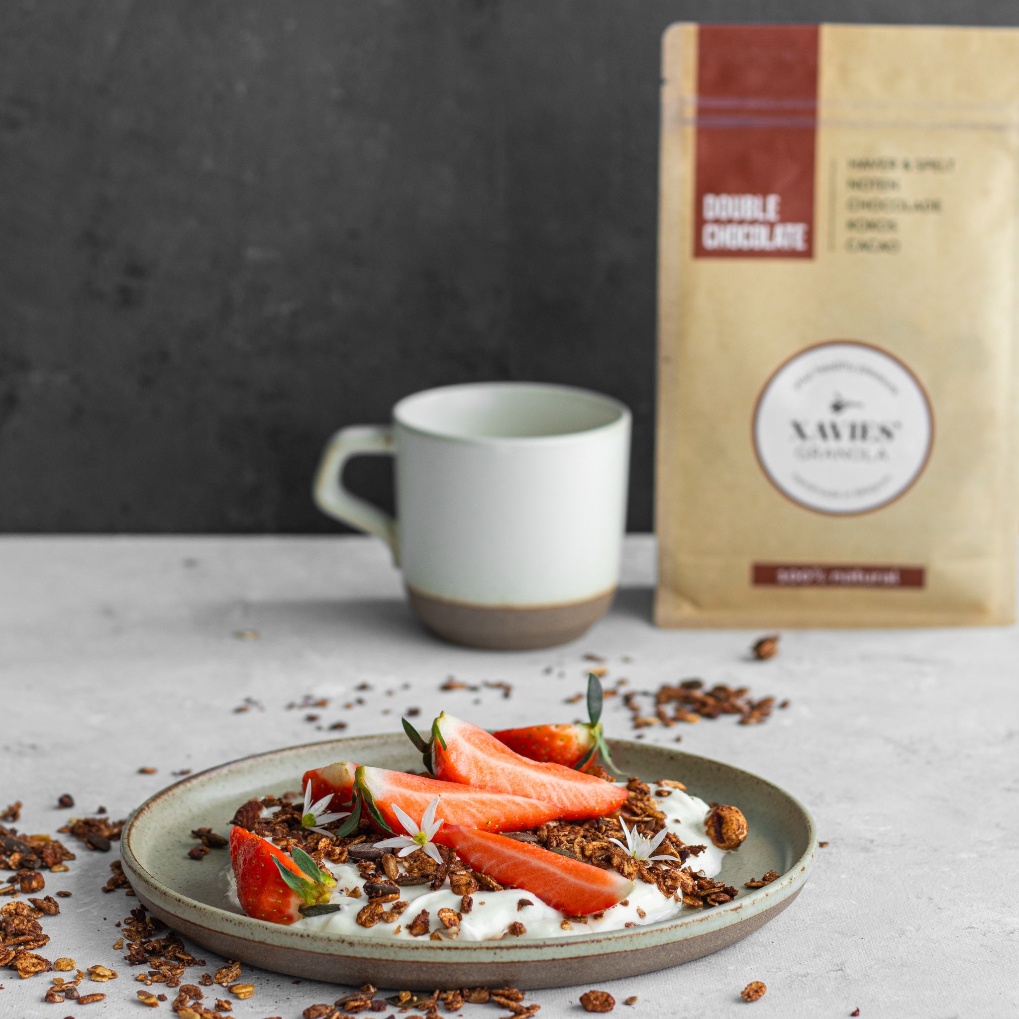Granola au double chocolat