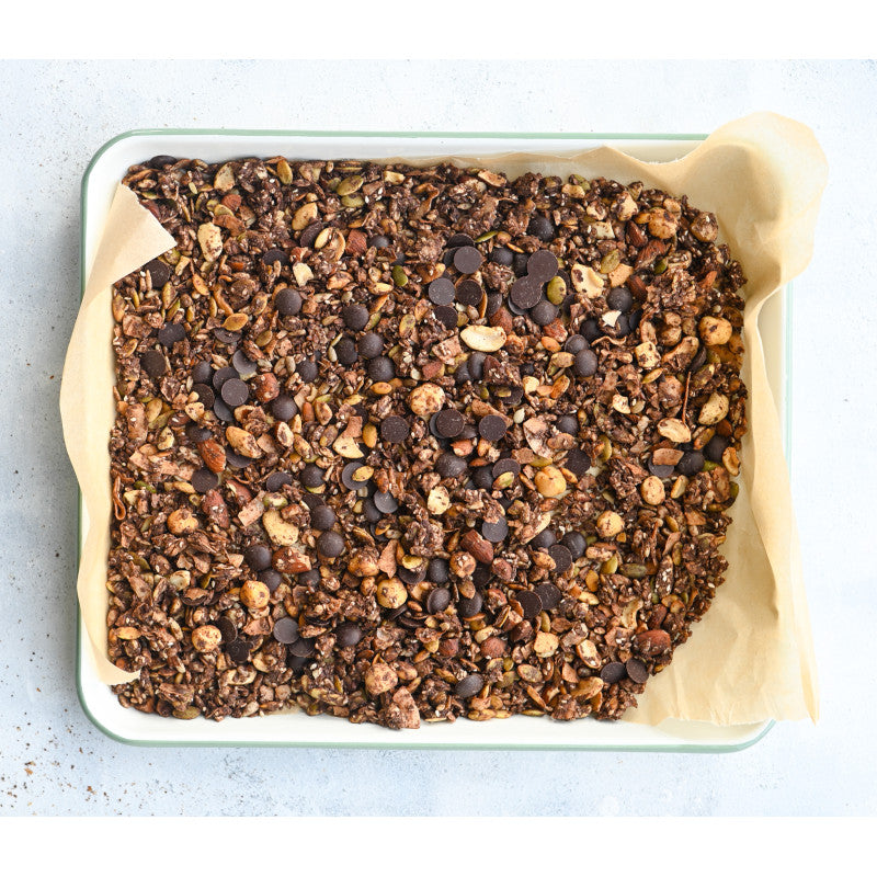 Granola au chocolat cétogène